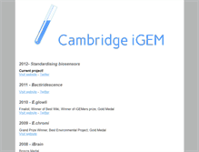 Tablet Screenshot of cambridgeigem.org